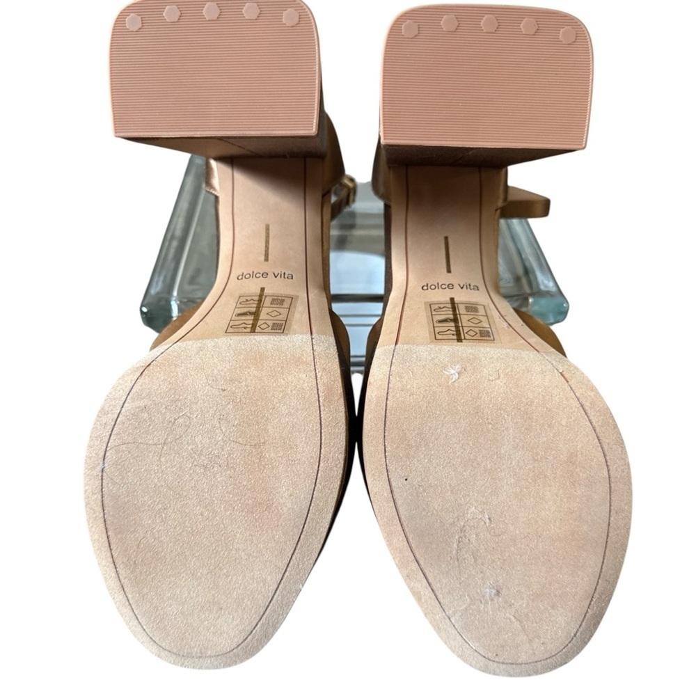 Dolce Vita Mid Brown Pandro Heels Size 7 - Picture 5 of 8